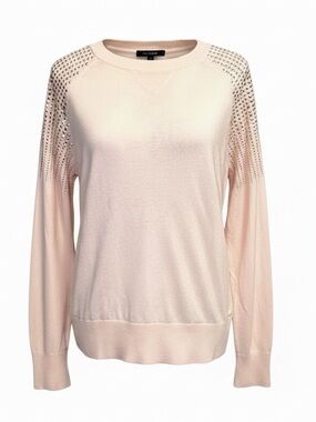 Ted Baker Embellished Knit Sweater – Blush Pink – Size 3 – Like New